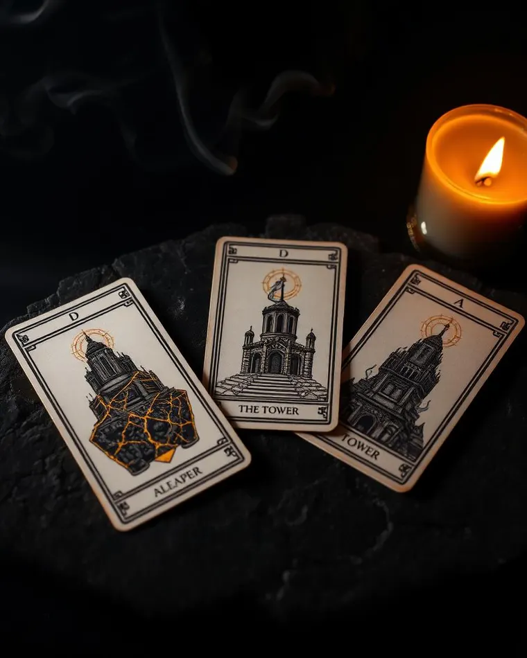 Cartas de Tarô sobre o tema do afastamento amoroso